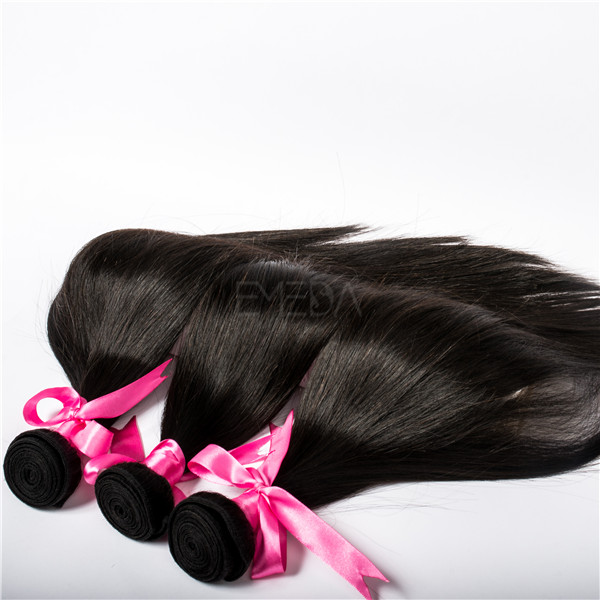 Natural color straight OEM hair extensions  LJ 28